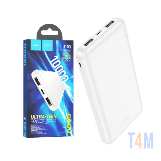 Hoco Power Bank J100 High-ranking 10000mAh White